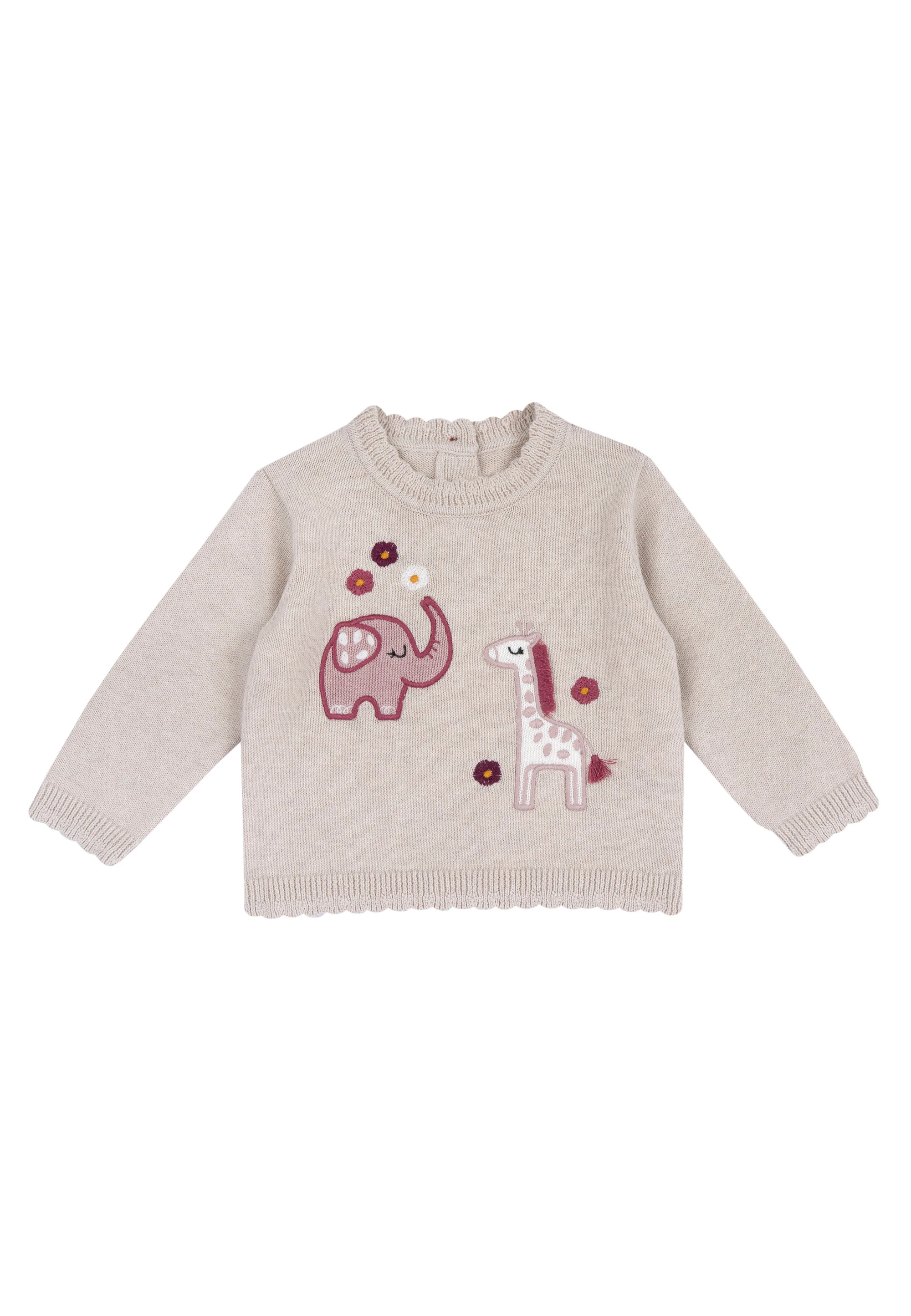 Maglioncino Chicco baby con ricamo animali art.100775